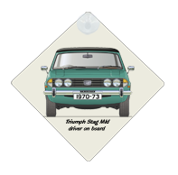 Triumph Stag MkI 1970-73 Car Window Hanging Sign